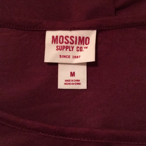 Mossimo Short Sleeve Burgundy Flare Dress - Picture 6 of 8